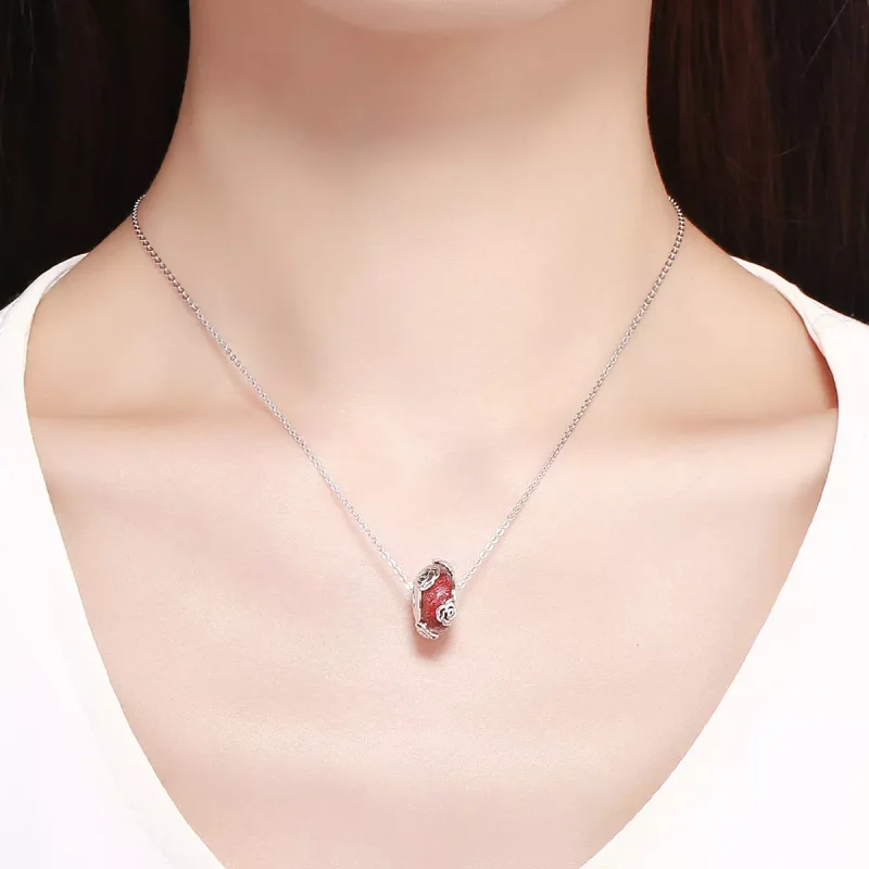 (immagine per) Charm tipo Pandora Rosa profumata - SCC1030 - Visualizza 5