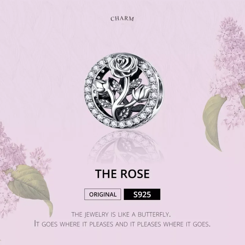 (immagine per) Charm tipo Pandora Rosa - SCC1189 - Visualizza 2