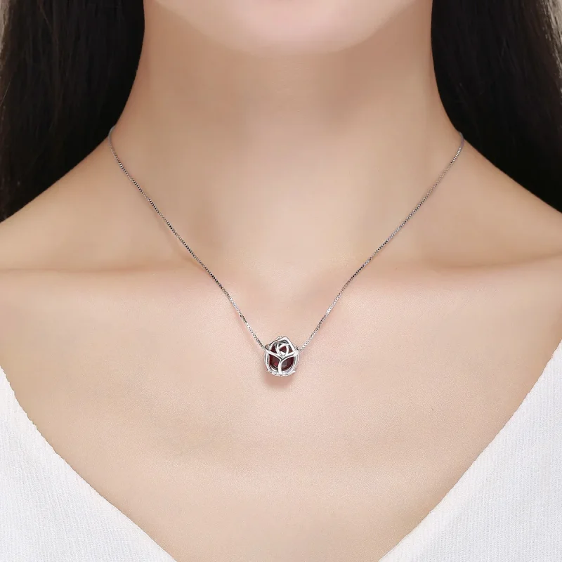 (immagine per) Charm tipo Pandora Rose rosse - SCC568 - Visualizza 6