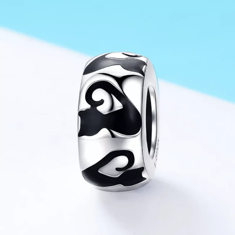 (immagine per) Charm tipo Pandora Sagoma di gatto - SCC825 - Visualizza 2