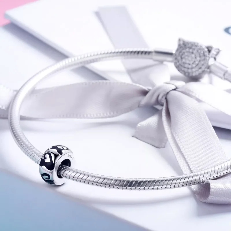 (immagine per) Charm tipo Pandora Sagoma di gatto - SCC825 - Visualizza 4