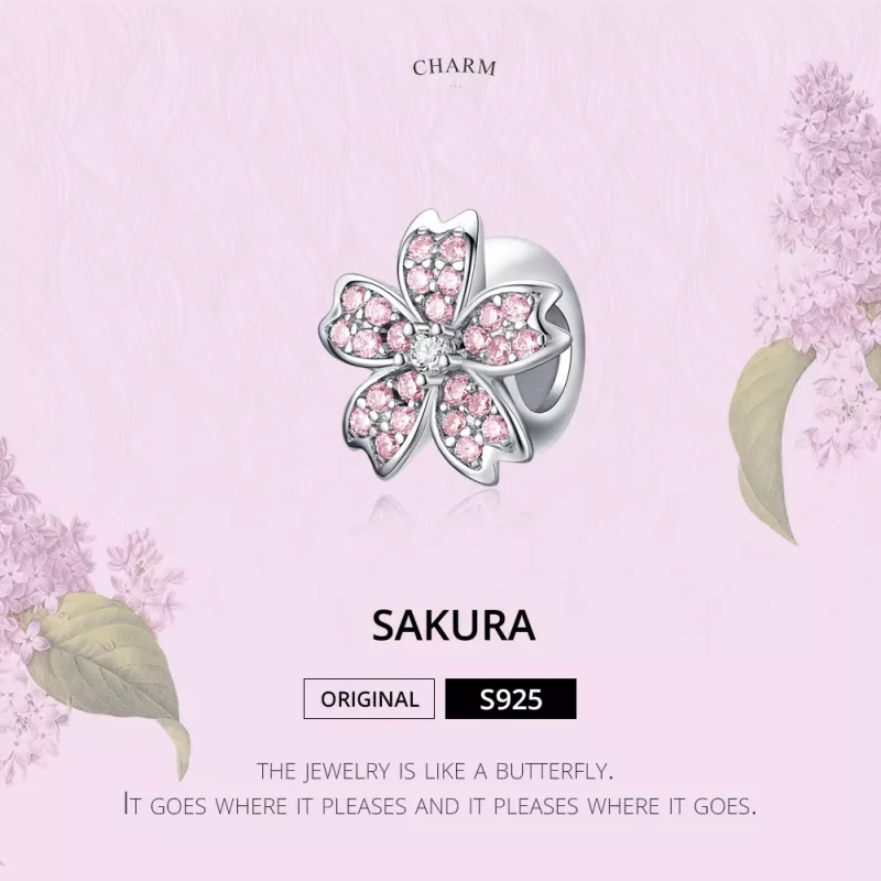 (immagine per) Charm tipo Pandora Sakura - SCC1291 - Visualizza 2