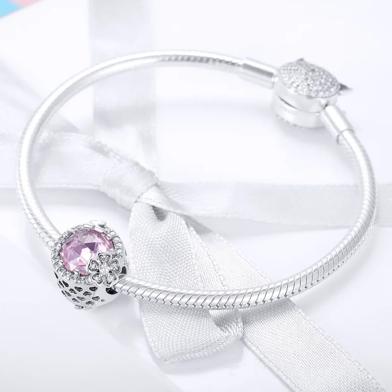 (immagine per) Charm tipo Pandora Sapore rosa - SCC904 - Visualizza 3