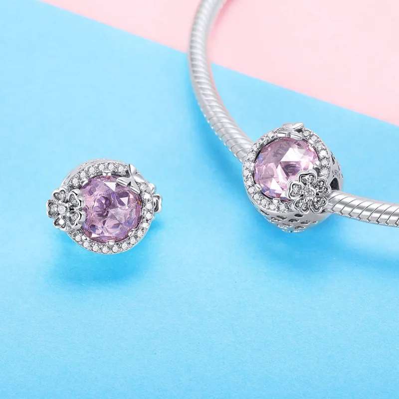 (immagine per) Charm tipo Pandora Sapore rosa - SCC904 - Visualizza 4