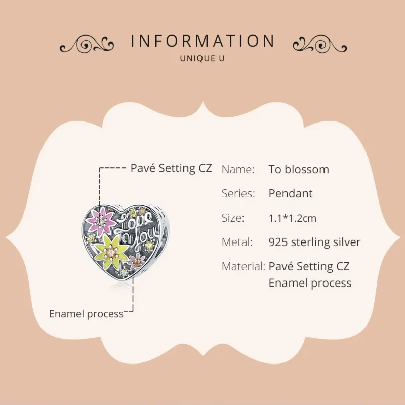 (immagine per) Charm tipo Pandora Sbocciare - SCC1794 - Visualizza 6