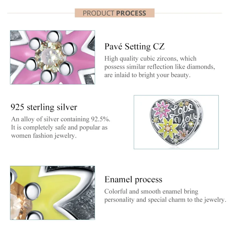(immagine per) Charm tipo Pandora Sbocciare - SCC1794 - Visualizza 7