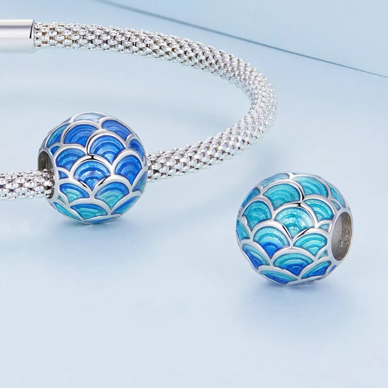 (immagine per) Charm tipo Pandora Scaglie di drago - BSC683 - Visualizza 4