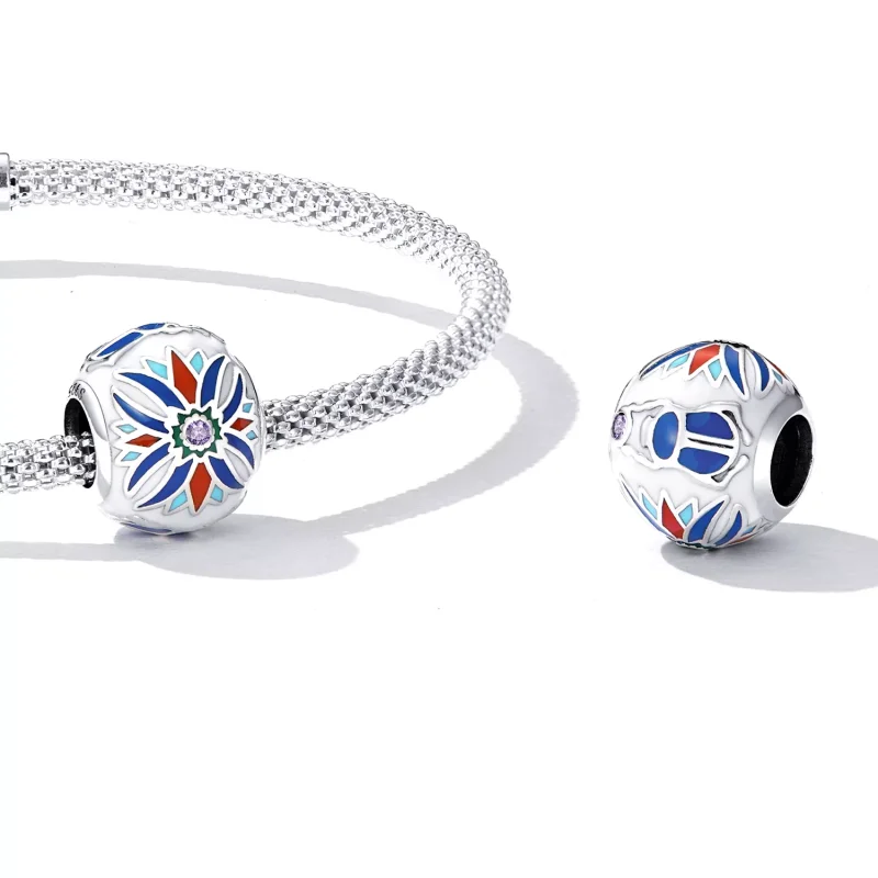 (immagine per) Charm tipo Pandora Scarabeo Loto - SCC2254 - Visualizza 4
