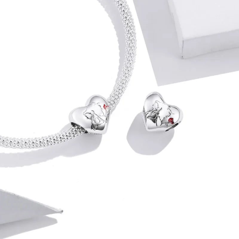 (immagine per) Charm tipo Pandora Schizzo d'amore - BSC321 - Visualizza 4