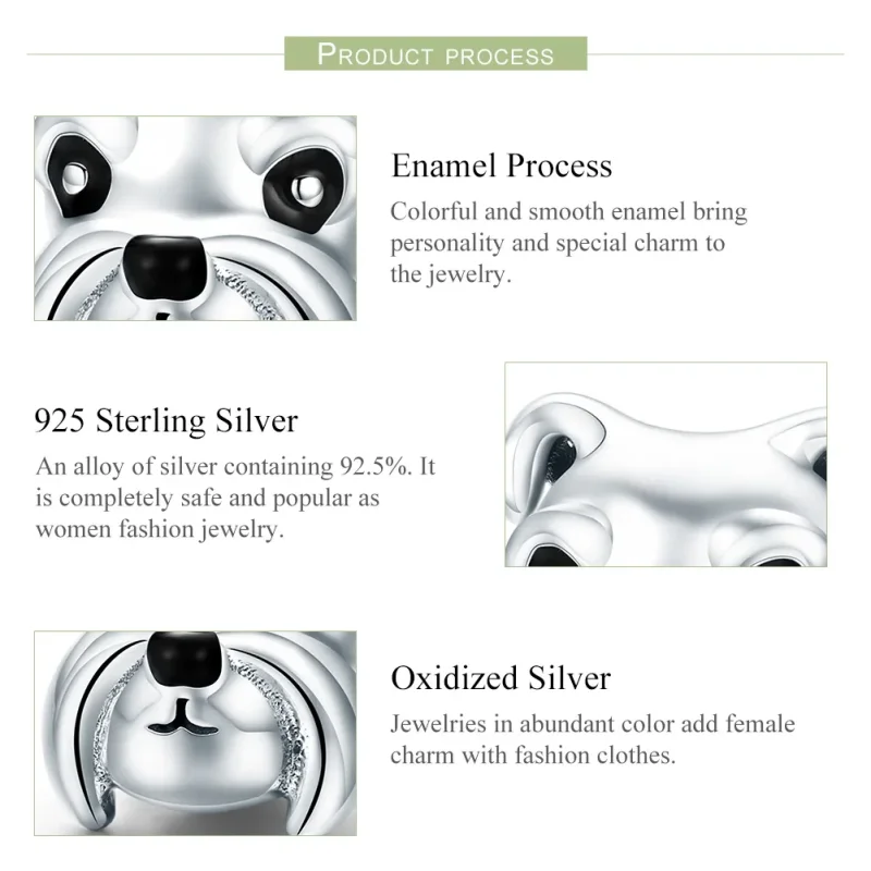 (immagine per) Charm tipo Pandora Schnauzer - SCC835 - Visualizza 7