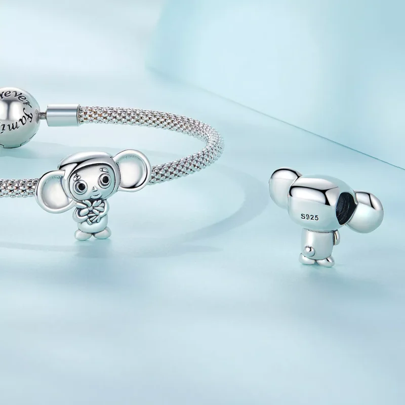 (immagine per) Charm tipo Pandora Scimmia dalle grandi orecchie - SCC2387 - Visualizza 4
