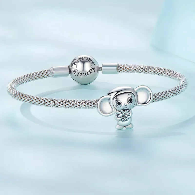 (immagine per) Charm tipo Pandora Scimmia dalle grandi orecchie - SCC2387 - Visualizza 5