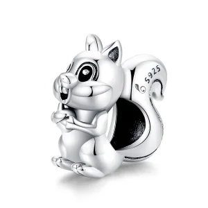 (immagine per) Charm tipo Pandora Scoiattolo carino - BSC338