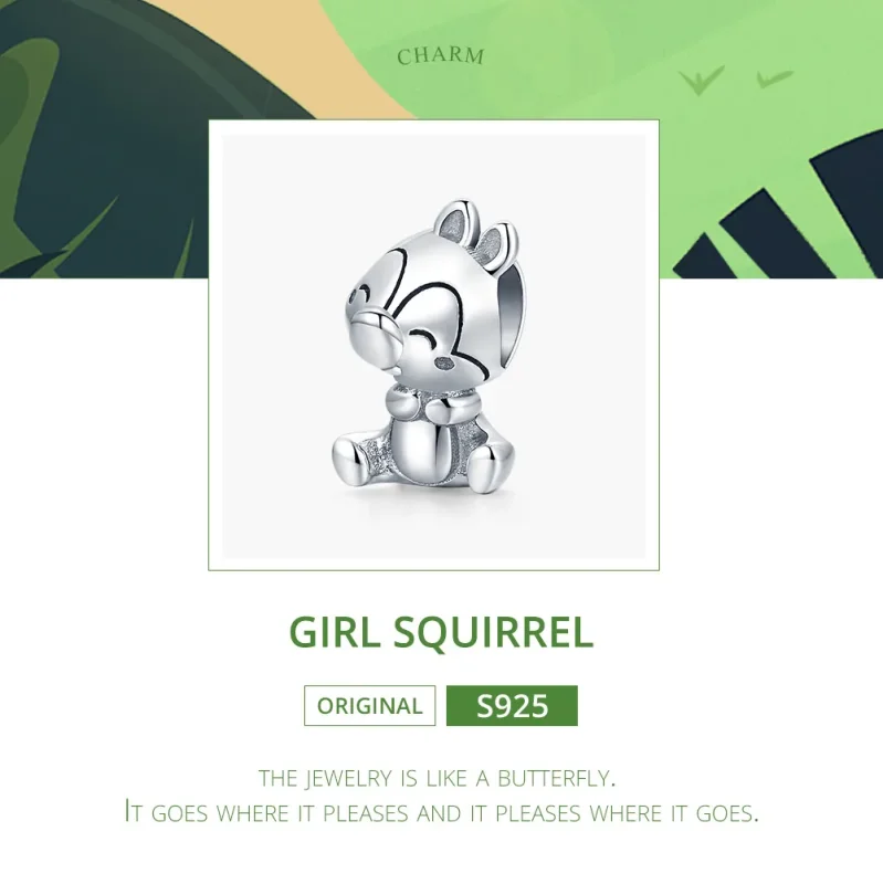 (immagine per) Charm tipo Pandora Scoiattolo - SCC1869 - Visualizza 6
