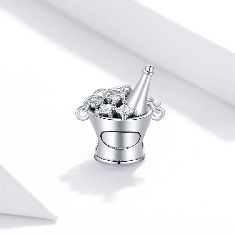 (immagine per) Charm tipo Pandora Secchio di Champagne - SCC1687 - Visualizza 2