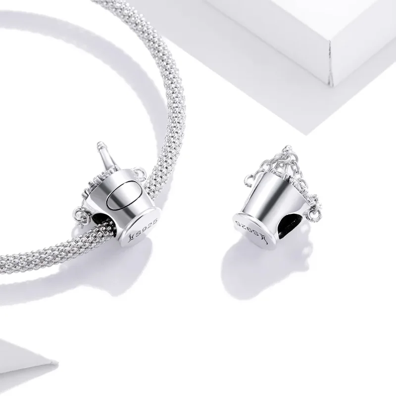 (immagine per) Charm tipo Pandora Secchio di Champagne - SCC1687 - Visualizza 4