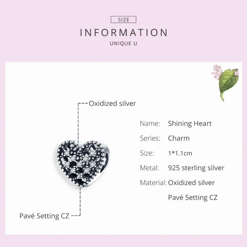 (immagine per) Charm tipo Pandora Segui il tuo cuore - SCC1572 - Visualizza 7