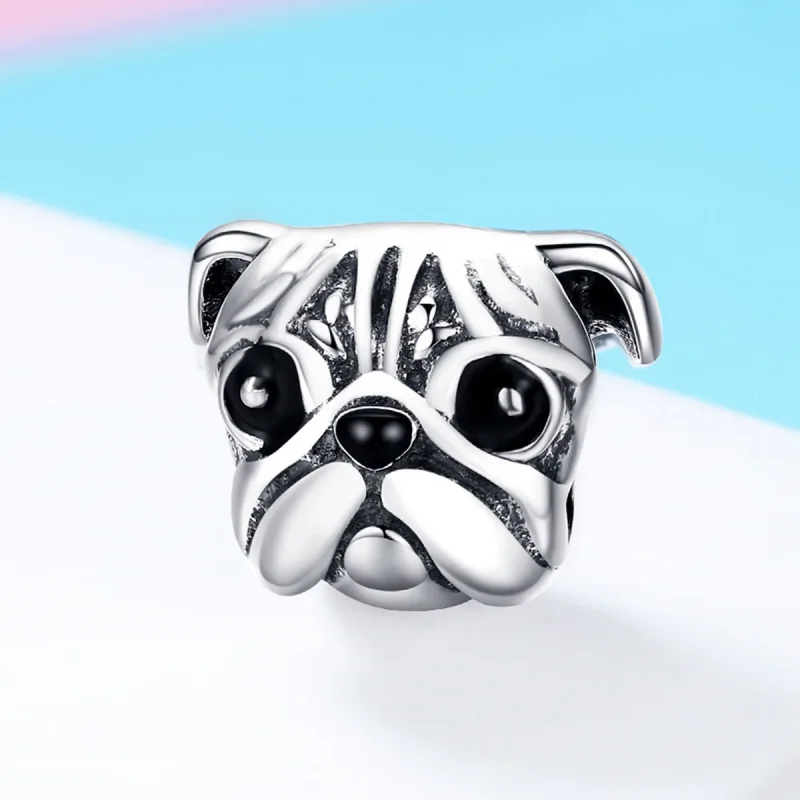 (immagine per) Charm tipo Pandora Shar-Pei cane - SCC834 - Visualizza 2