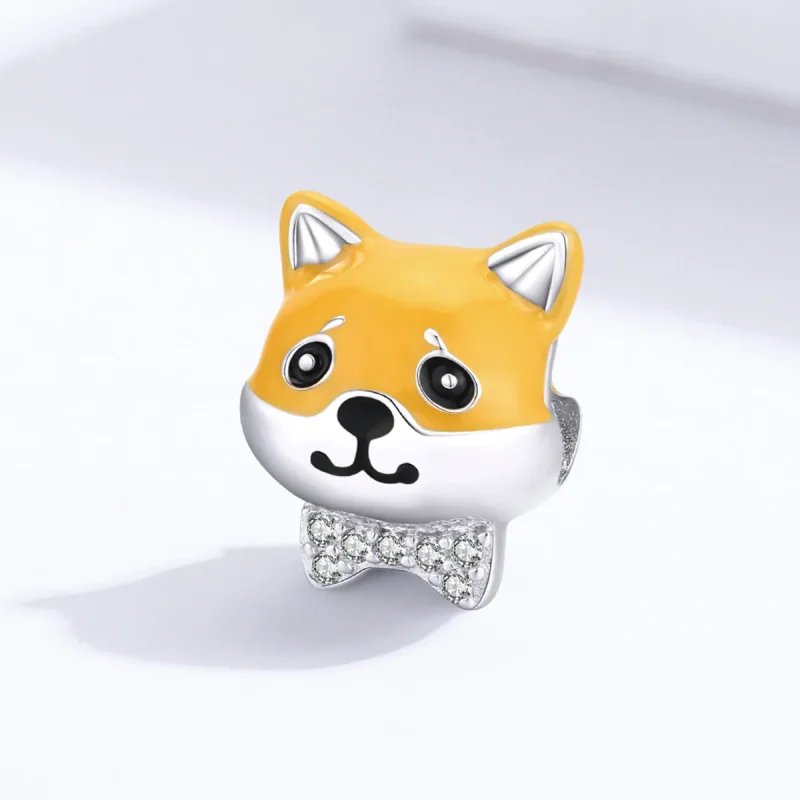 (immagine per) Charm tipo Pandora Shiba Inu - BSC188 - Visualizza 3