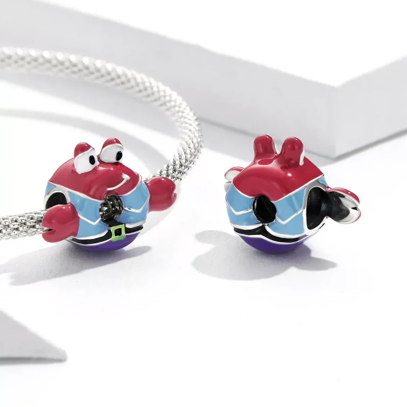 (immagine per) Charm tipo Pandora Signor granchio ciambelle - SCC2170 - Visualizza 4