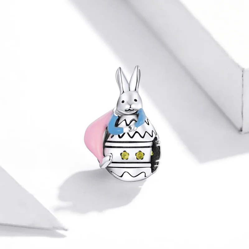 (immagine per) Charm tipo Pandora Signorina Coniglio - SCC1754 - Visualizza 2