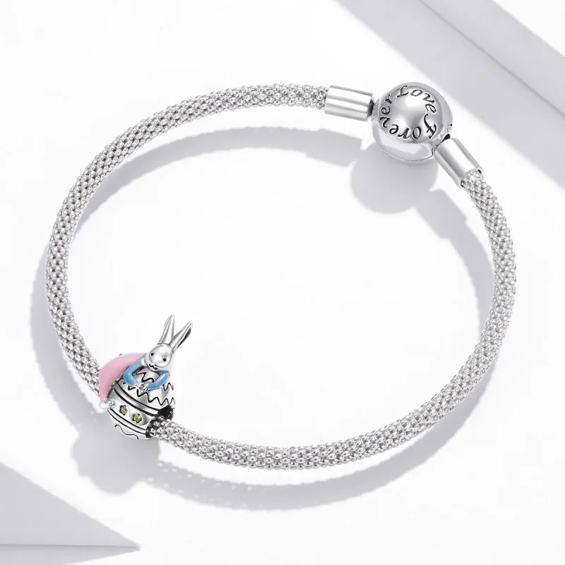 (immagine per) Charm tipo Pandora Signorina Coniglio - SCC1754 - Visualizza 3