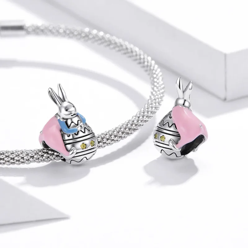 (immagine per) Charm tipo Pandora Signorina Coniglio - SCC1754 - Visualizza 4