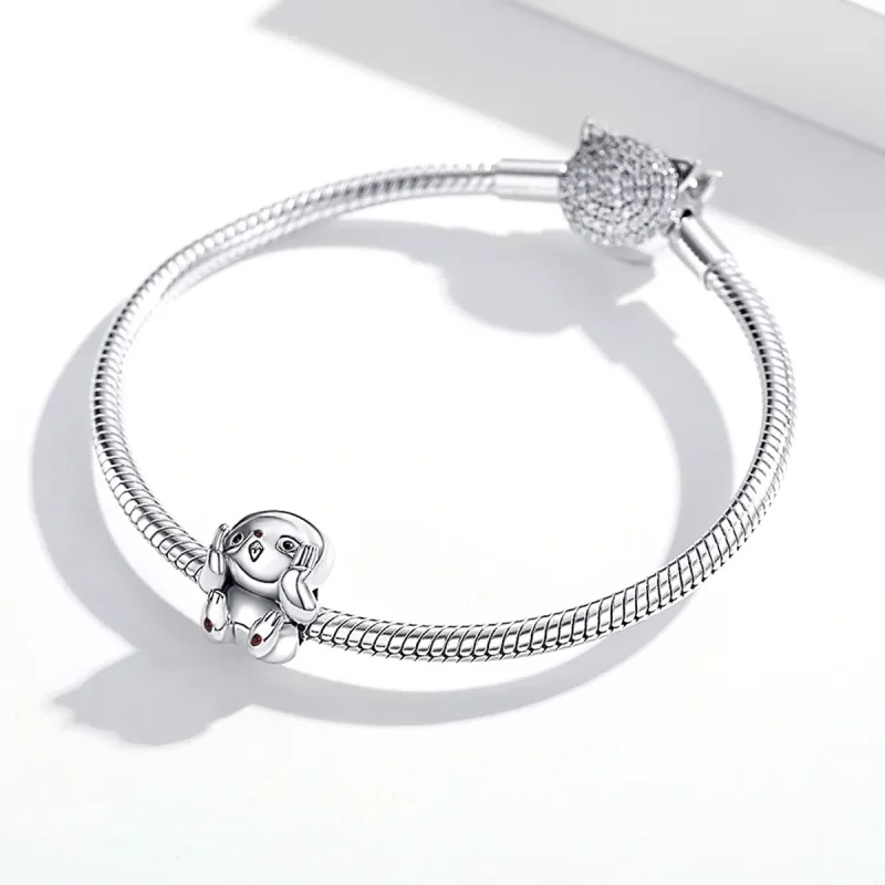 (immagine per) Charm tipo Pandora Simpatico bradipo - SCC1698 - Visualizza 3