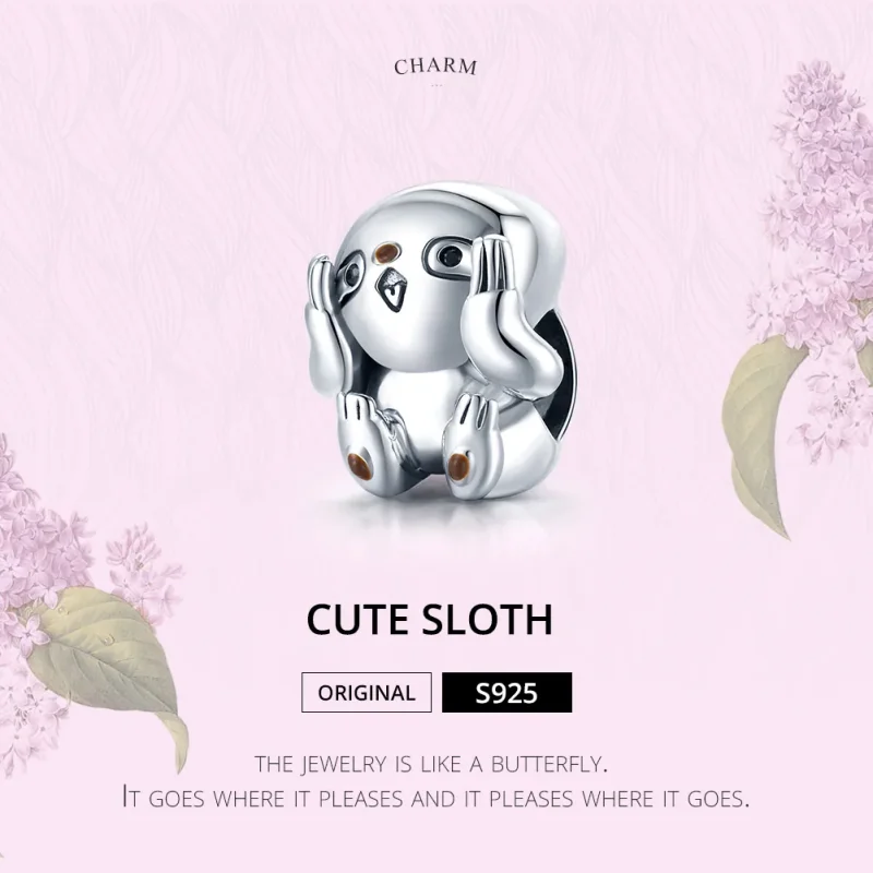 (immagine per) Charm tipo Pandora Simpatico bradipo - SCC1698 - Visualizza 6