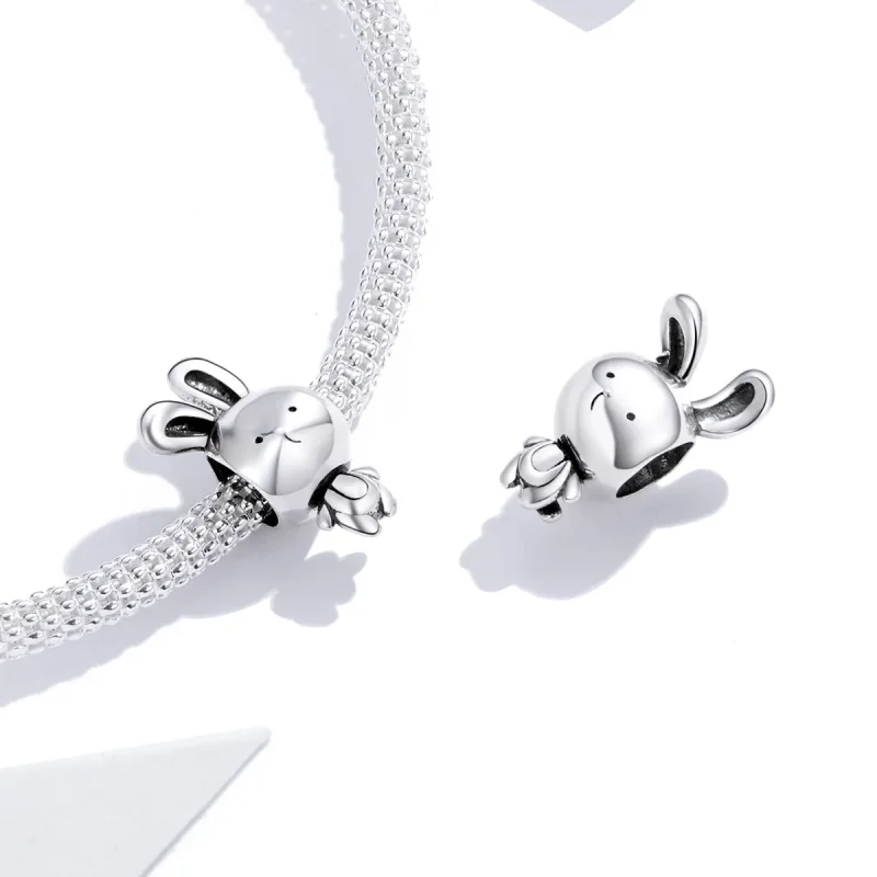 (immagine per) Charm tipo Pandora Simpatico coniglietto - SCC1517 - Visualizza 4