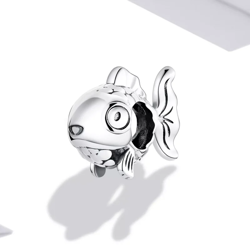 (immagine per) Charm tipo Pandora Simpatico pesce rosso - BSC543 - Visualizza 2
