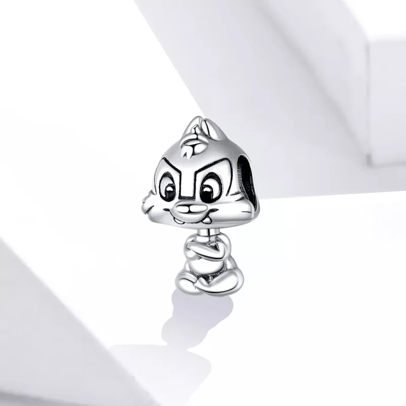 (immagine per) Charm tipo Pandora Simpatico scoiattolo - BSC323 - Visualizza 2