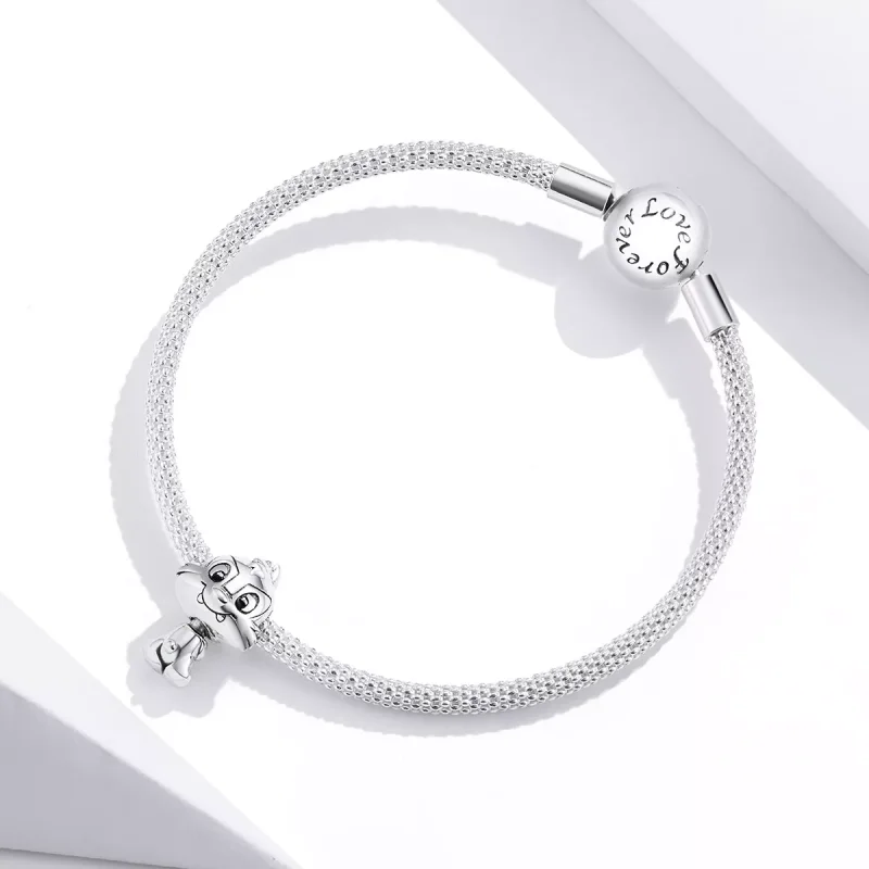 (immagine per) Charm tipo Pandora Simpatico scoiattolo - BSC323 - Visualizza 3