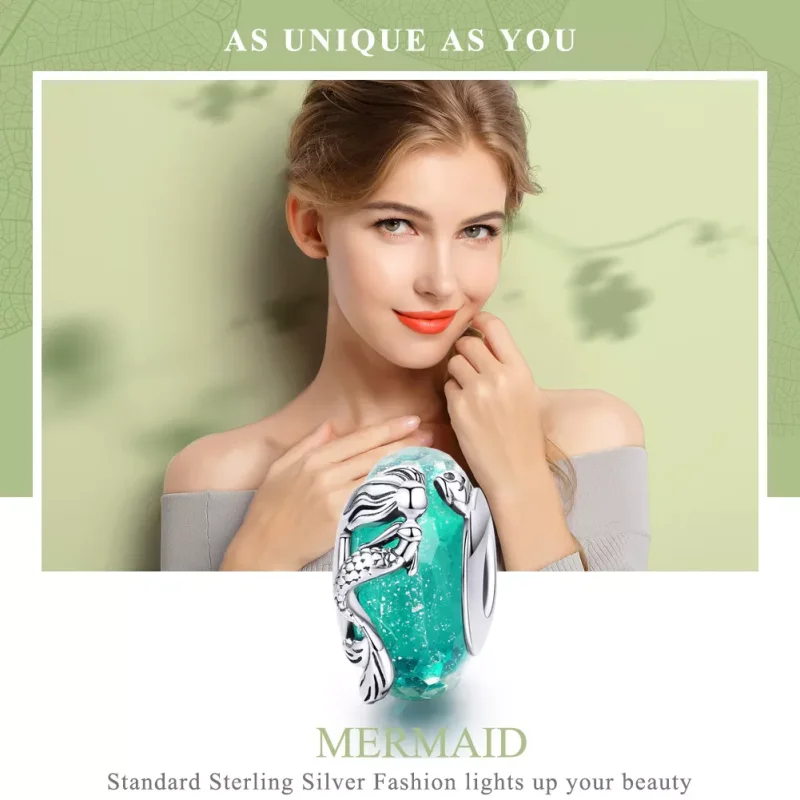 (immagine per) Charm tipo Pandora Sirena - SCC1154 - Visualizza 2