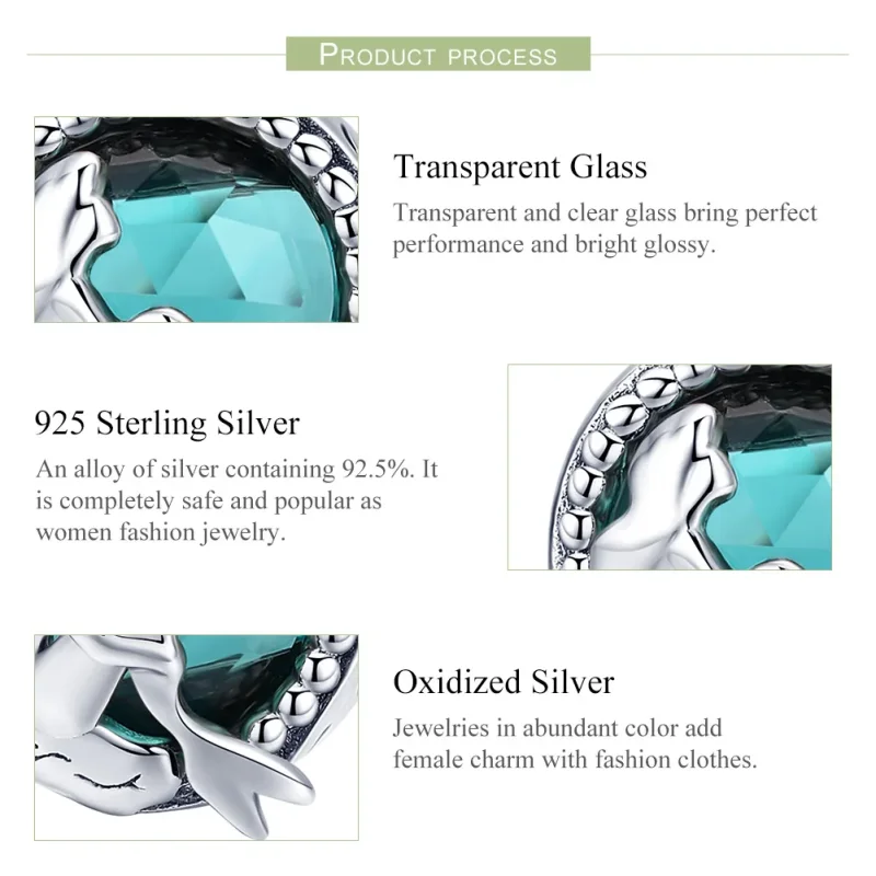 (immagine per) Charm tipo Pandora Sirena signorina - SCC894 - Visualizza 7