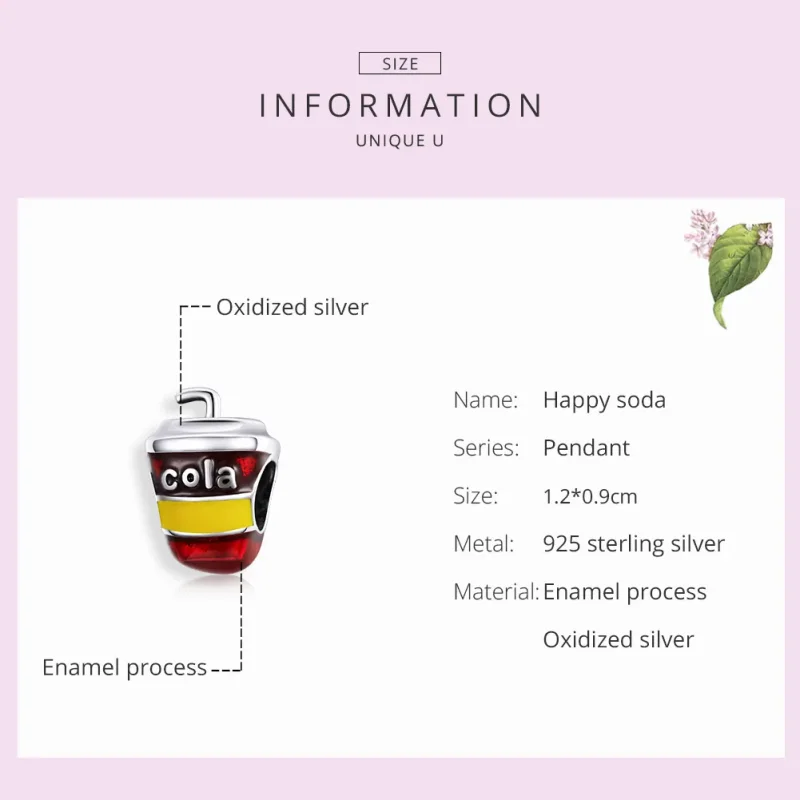 (immagine per) Charm tipo Pandora Soda felice - SCC1828 - Visualizza 7