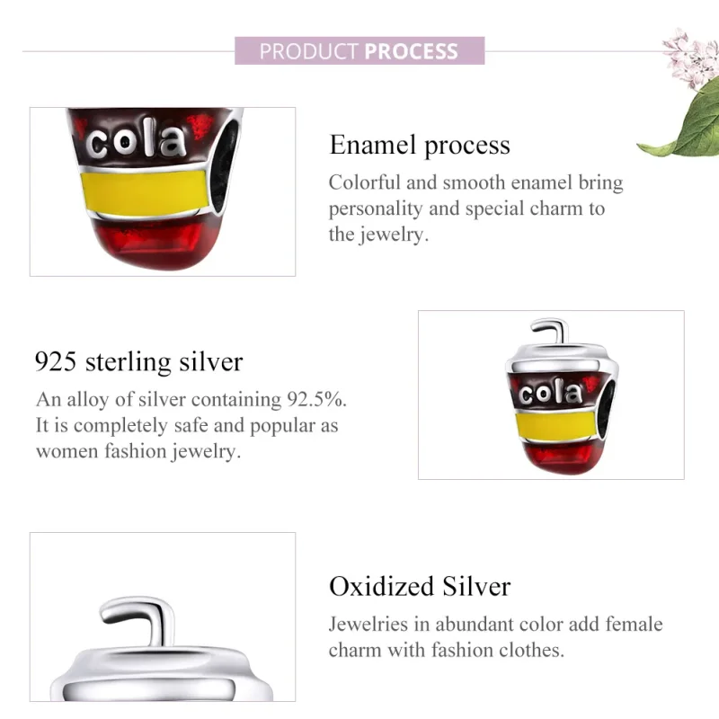 (immagine per) Charm tipo Pandora Soda felice - SCC1828 - Visualizza 8