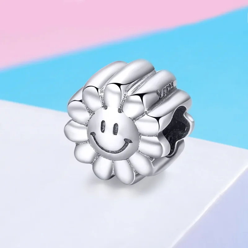 (immagine per) Charm tipo Pandora Sole sorridente - SCC901 - Visualizza 2