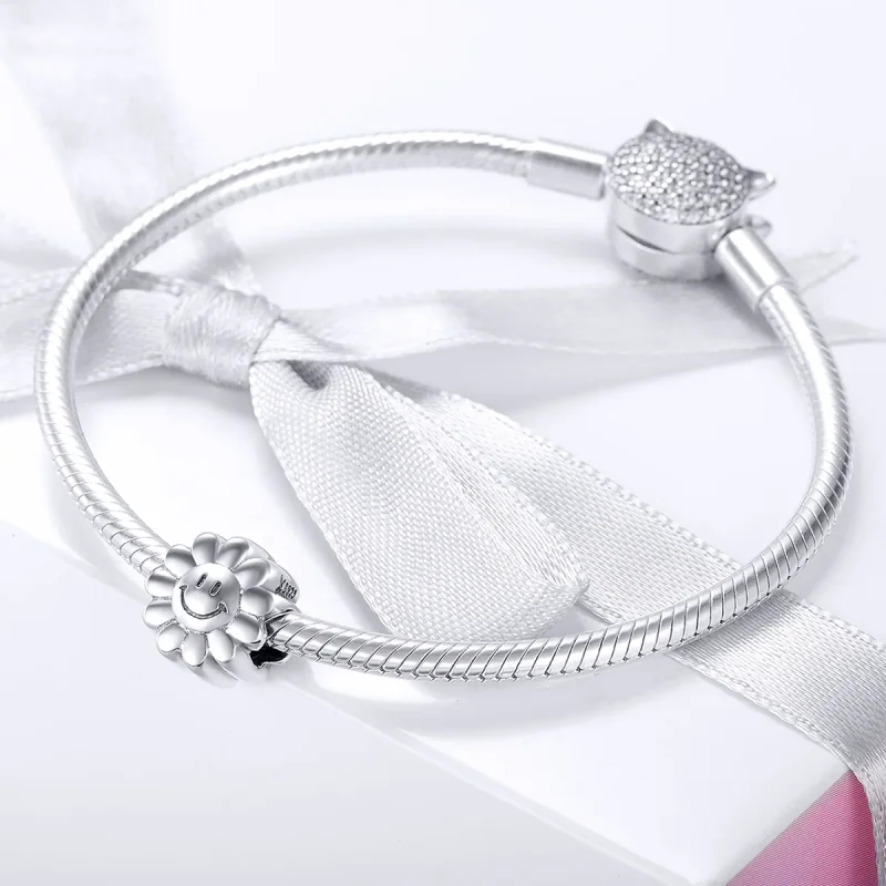 (immagine per) Charm tipo Pandora Sole sorridente - SCC901 - Visualizza 3
