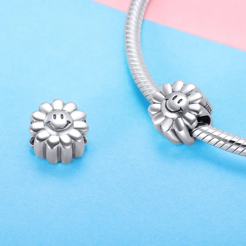 (immagine per) Charm tipo Pandora Sole sorridente - SCC901 - Visualizza 4