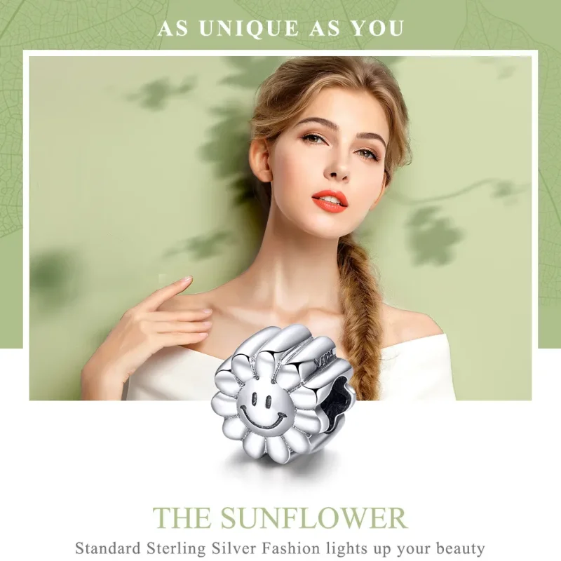 (immagine per) Charm tipo Pandora Sole sorridente - SCC901 - Visualizza 6