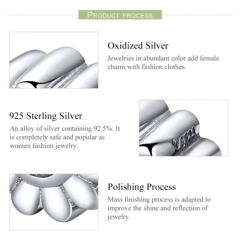 (immagine per) Charm tipo Pandora Sole sorridente - SCC901 - Visualizza 7