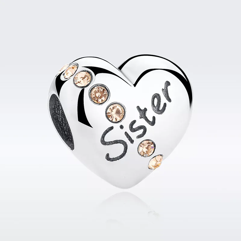 (immagine per) Charm tipo Pandora Sorella - SCC008 - Visualizza 5