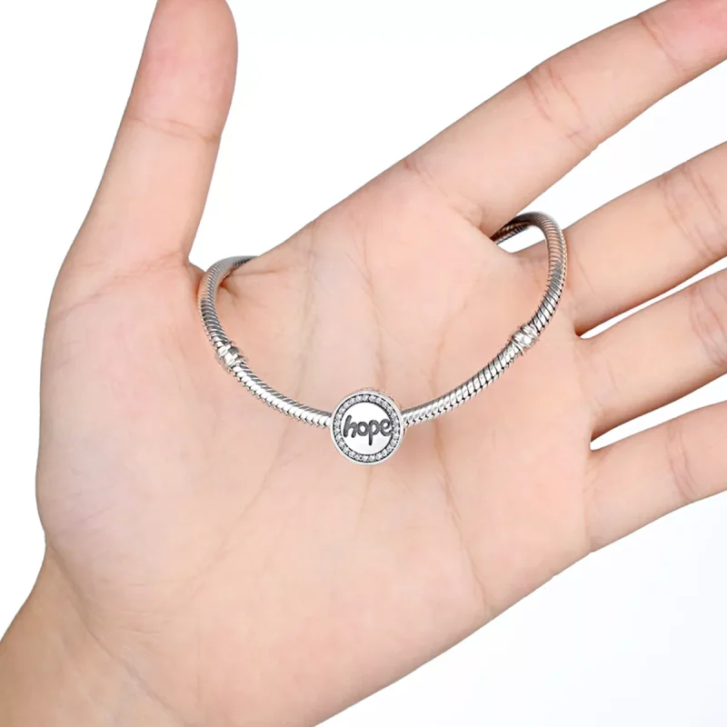 (immagine per) Charm tipo Pandora Sperare - SCC088 - Visualizza 3