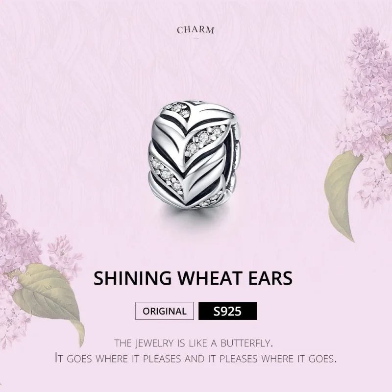 (immagine per) Charm tipo Pandora Spighe di grano splendenti - SCC1614 - Visualizza 6