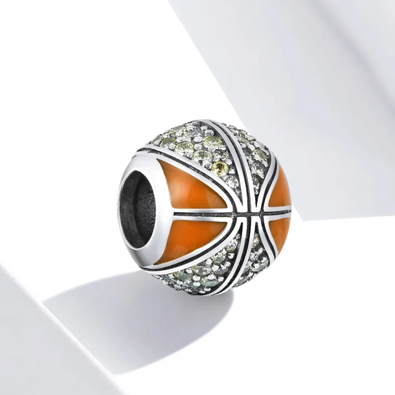 (immagine per) Charm tipo Pandora Spirito del basket - SCC1506 - Visualizza 2
