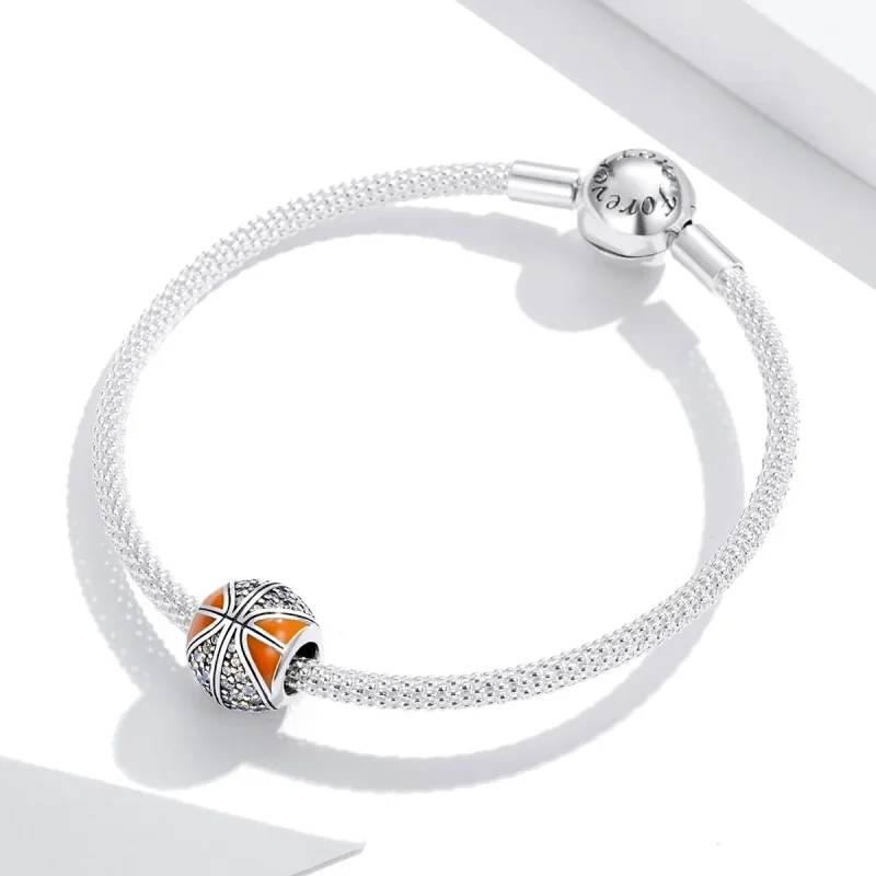 (immagine per) Charm tipo Pandora Spirito del basket - SCC1506 - Visualizza 4