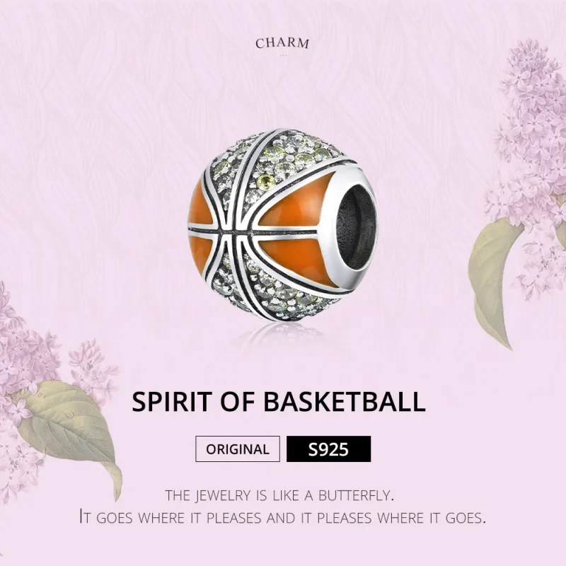 (immagine per) Charm tipo Pandora Spirito del basket - SCC1506 - Visualizza 6