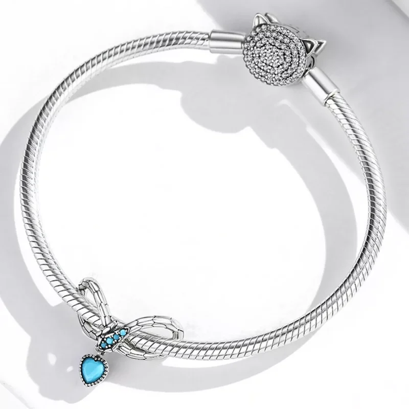 (immagine per) Charm tipo Pandora Spirito Serpente Amore Infinito - SCC2004 - Visualizza 3