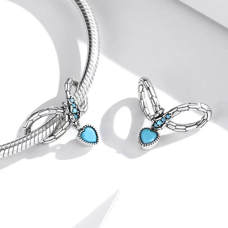 (immagine per) Charm tipo Pandora Spirito Serpente Amore Infinito - SCC2004 - Visualizza 4